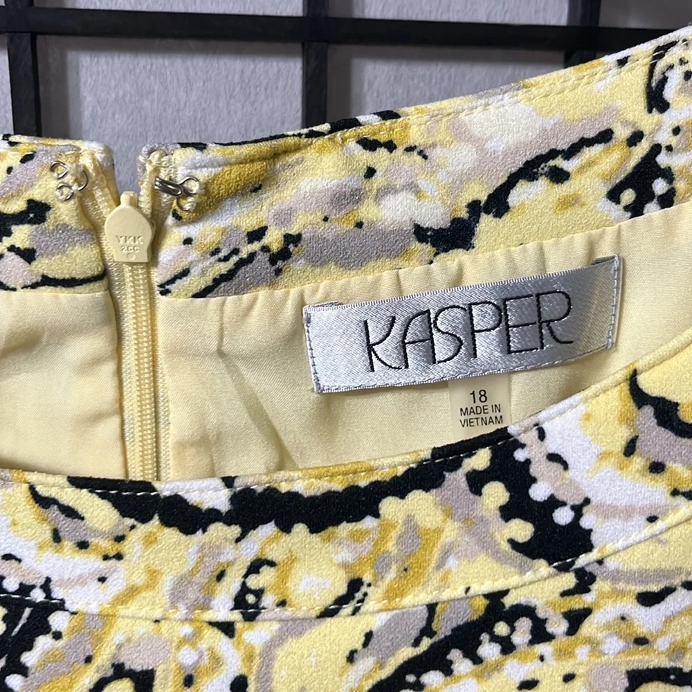 EUC Kasper Sheath Dress, 18 - Picture 3 of 7